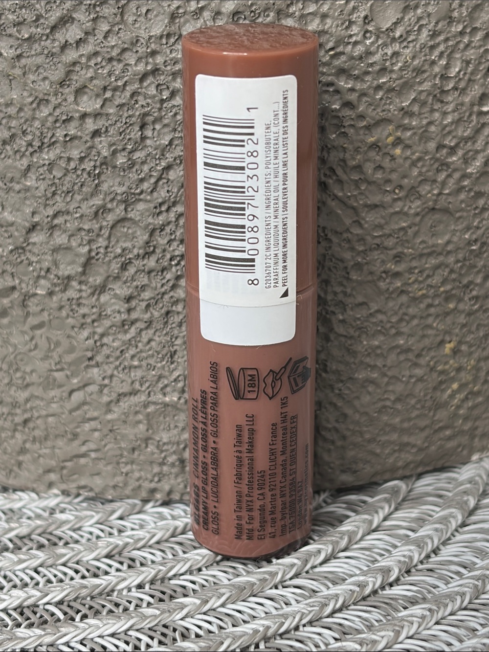 ❤️$2 NYX Butter Gloss Shade Cinnamon Roll .15oz NWT - Picture 2 of 2